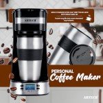 ARTECH Slim One Cup Coffee Maker with Mug