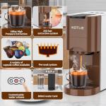 KOTLIE 4-in-1 Espresso Machine for Coffee Pods