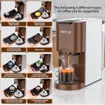 KOTLIE 4-in-1 Espresso Machine for Coffee Pods