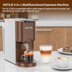 KOTLIE 4-in-1 Espresso Machine for Coffee Pods