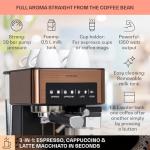 Klarstein 1.8L 20 Bar Espresso Machine with Frother