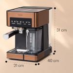 Klarstein 1.8L 20 Bar Espresso Machine with Frother