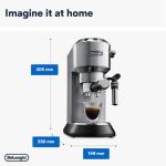 De'Longhi Dedica Traditional Espresso Machine - Silver