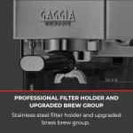 Gaggia Classic Evo Pro Espresso Machine, Stainless Steel