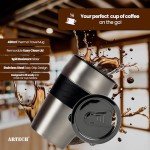ARTECH Slim One Cup Coffee Maker with Mug