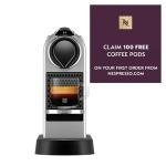 Nespresso KRUPS Citiz Silver Pod Coffee Machine