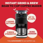 Programmable Bean to Cup Coffee Maker & Grinder