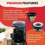 Programmable Bean to Cup Coffee Maker & Grinder