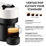 Nespresso Vertuo Pop Coffee Pod Machine - Coconut White