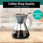 Coffee Gator Pour Over Brewer with Stainless Steel Filter
