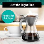 Coffee Gator Pour Over Brewer with Stainless Steel Filter