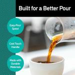 Coffee Gator Pour Over Brewer with Stainless Steel Filter