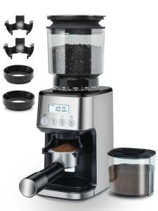 Homtone Adjustable Electric Coffee Grinder, 51 Settings