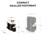 Nespresso Vertuo Pop Coffee Pod Machine - Coconut White