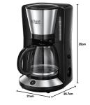 Russell Hobbs Adventure Coffee Machine - Black
