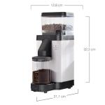 Moccamaster KM5 Burr Coffee Grinder - Matt White