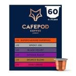 Nespresso-Compatible CafePod Coffee Pods Variety Pack