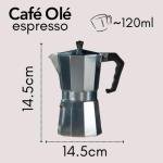 Grunwerg Cafe Ole 3-Cup Espresso Maker