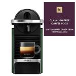 Nespresso Pixie Compact Espresso Machine - Dark Green