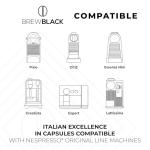 Brewblack Aluminium Coffee Capsule Variety Pack