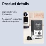 Ristretto Aluminium Coffee Capsules for Nespresso, 100 Count