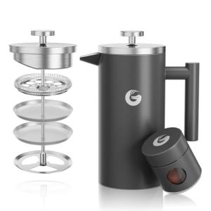 Coffee Gator 1L French Press - Double-Wall Insulated
