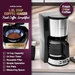 Andrew James Programmable Drip Coffee Maker
