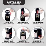 Dolché ONE Coffee Maker for K-Cup Pods - Black