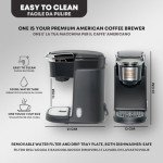 Dolché ONE Coffee Maker for K-Cup Pods - Black