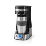 NEDIS Single Serve Coffee Maker with Travel Mug