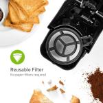 NEDIS Single Serve Coffee Maker with Travel Mug