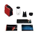 Nespresso Essenza Mini Coffee Machine, Ruby Red