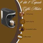 4-in-1 Coffee Maker for Pods and Grounds