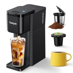 Single Serve Coffee Maker for Hot and Iced Brew