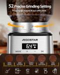 Aigostar Electric Conical Burr Coffee Grinder