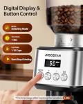Aigostar Electric Conical Burr Coffee Grinder
