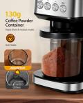 Aigostar Electric Conical Burr Coffee Grinder