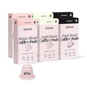 Variety Blend Coffee Pods - 60 Compostable Capsules