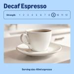 Espresso Decaf Aluminium Coffee Pods for Nespresso