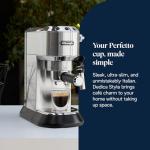 De'Longhi Dedica Traditional Espresso Machine - Silver