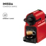 Krups Inissia Nespresso Machine - Ruby Red