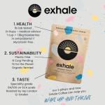 EXHALE Organic Decaf Coffee Beans, 450g