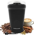 Compact Electric Coffee Grinder with One Touch Operation