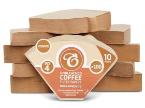 Edesia Espresso Cone Coffee Filters - 1000 Pack