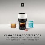 Nespresso Vertuo Pop Coffee Pod Machine - Coconut White
