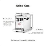 Grind One Nespresso-Compatible Coffee Pod Machine
