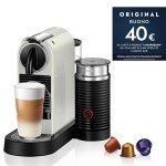 Nespresso Delonghi Citiz Capsule Machine - Cream White
