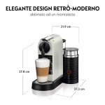 Nespresso Delonghi Citiz Capsule Machine - Cream White