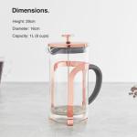 VonShef 8-Cup French Press Coffee Maker