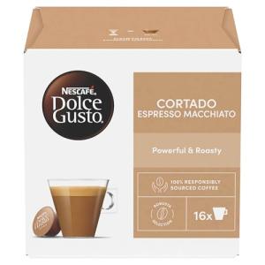 NESCAFÉ DOLCE GUSTO Cortado Espresso Pods - 16 Pack